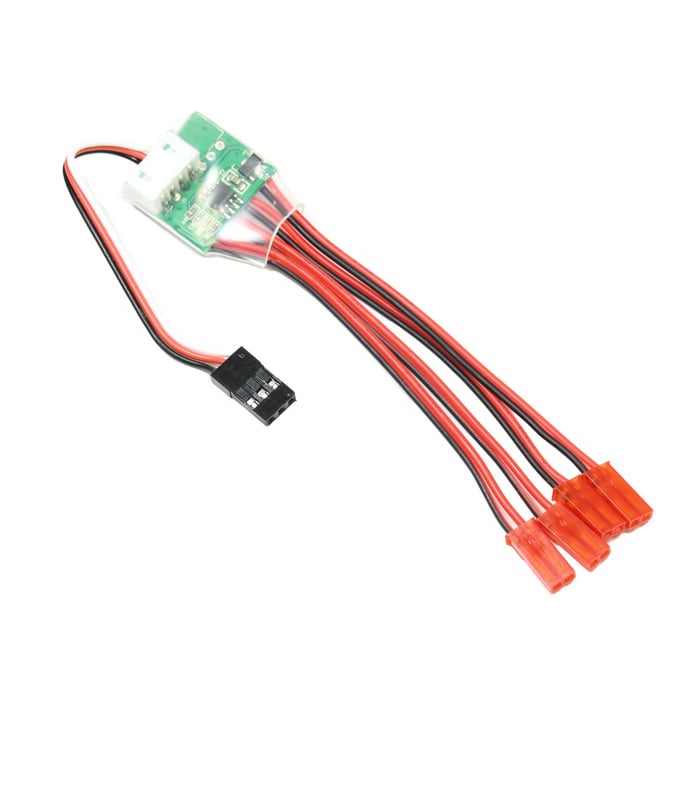 LED Light Bar Controller with 4CH JST Outputs & RC Control