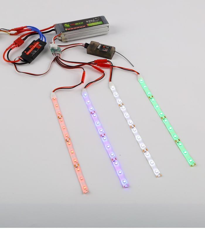 LED Light Bar Controller with 4CH JST Outputs & RC Control