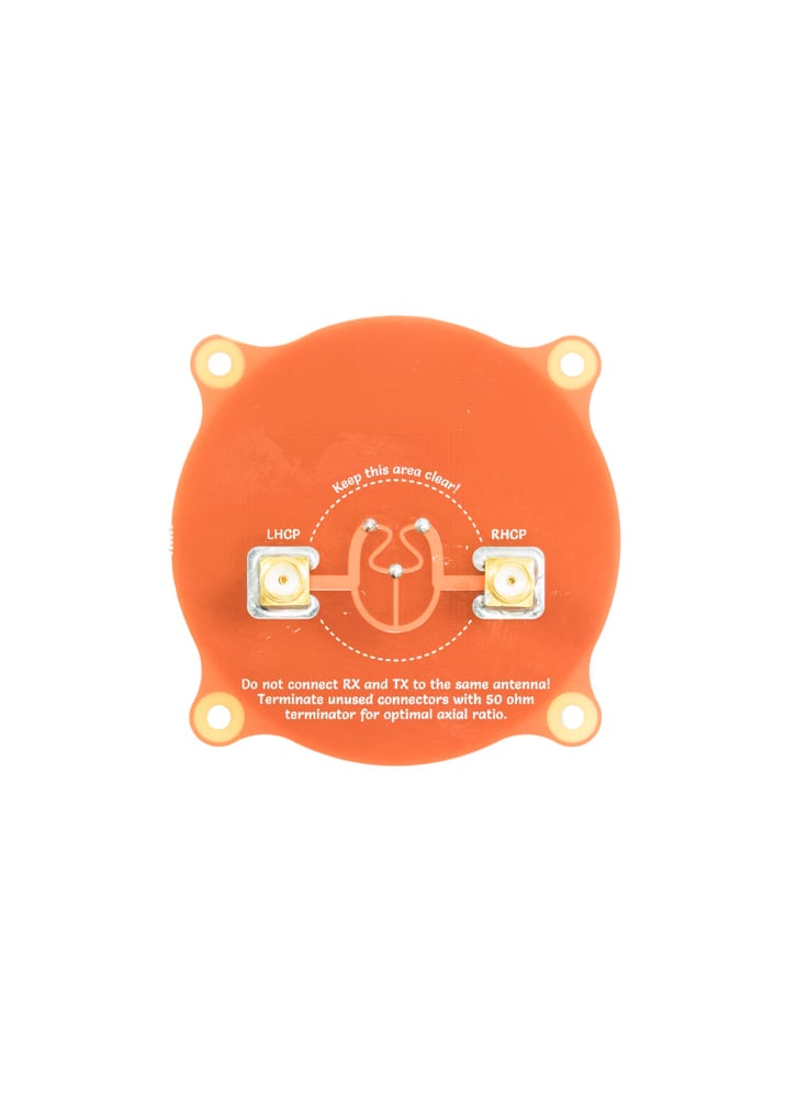 Triple Feed 5.8GHz 9.4dBi LHCP RHCP Circularly Polarised Patch