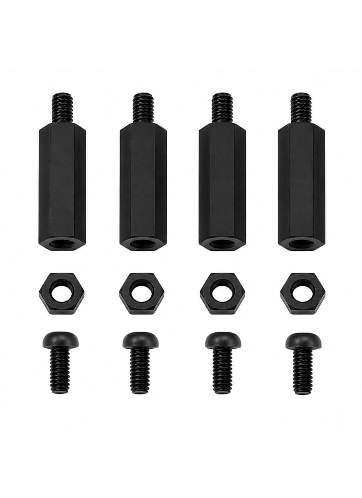 M3 15mm Male-Female Nylon Hex Standoffs Set