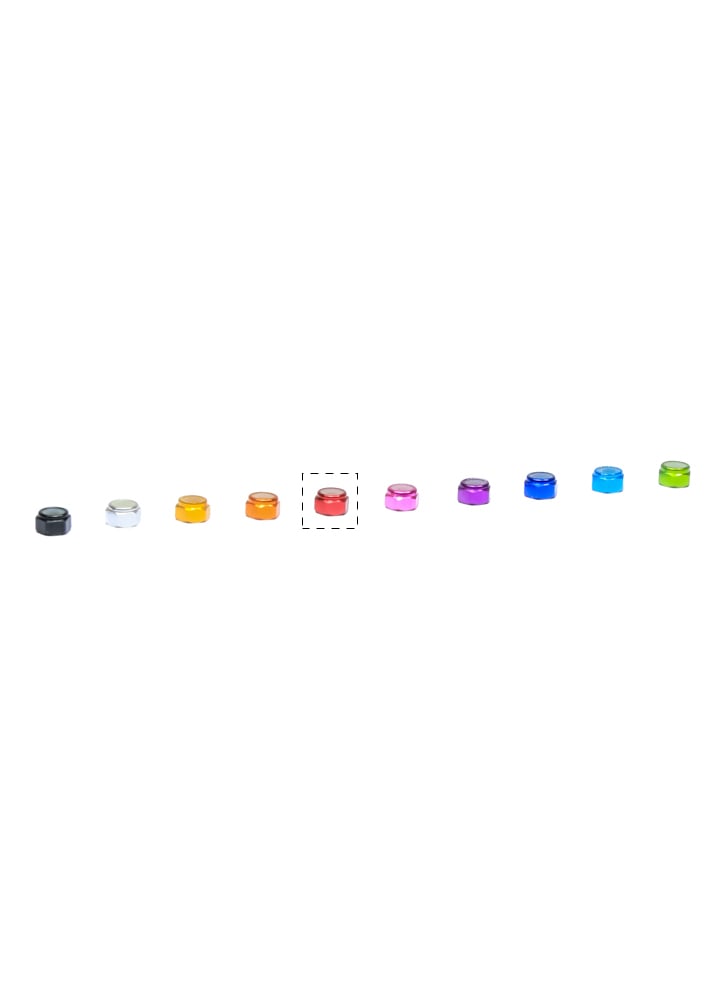 M3 Aluminium Anodised Hexagonal Lock Nut – CW (1pc)