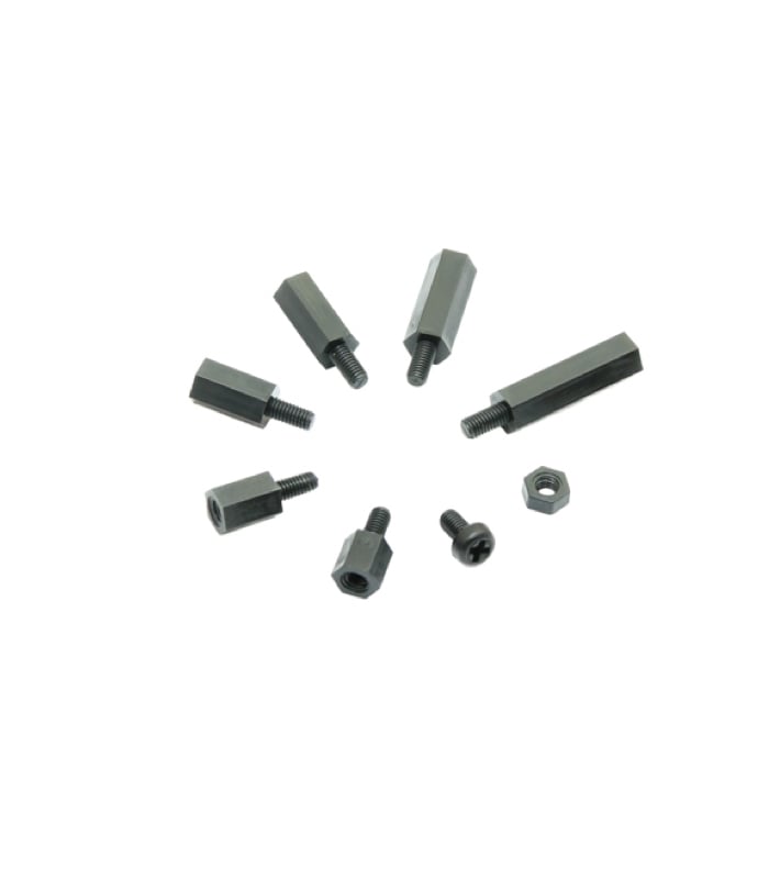 M3 Nylon Male-Female Hex Spacers Screw Nut 160pcs Assortment Kit