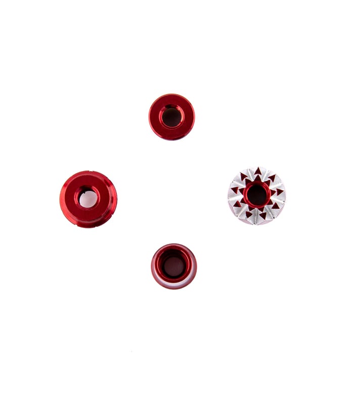 RadioMaster TX16s M4 Anti-Slip Upgrade Alloy Stick Ends – RED