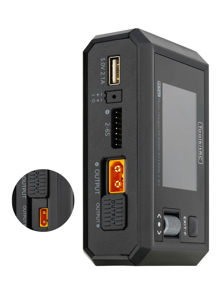 ToolkitRC M7AC AC/DC 1-6S Multifunctional Charger for XT30/XT60