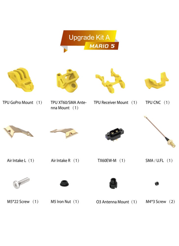 SpeedyBee Mario 5 Upgrade Kit A