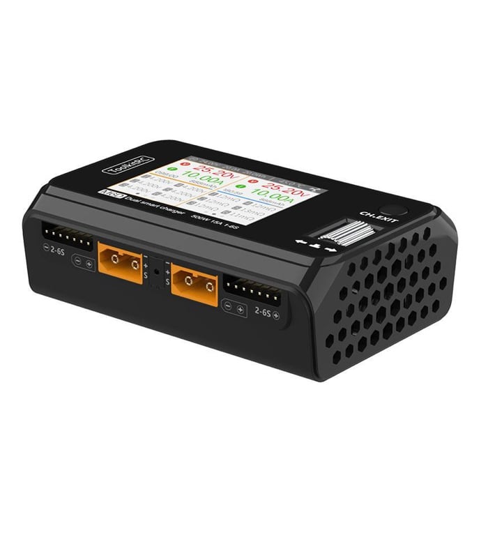 ToolkitRC M6D 500W 25A DC Compact Dual Channel Charger