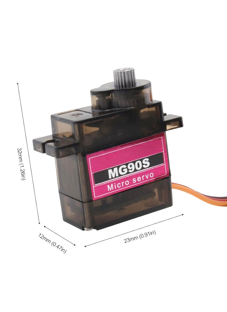 MG90S Metal-Gear Micro Servo 9G – 90° / 180° / 360°