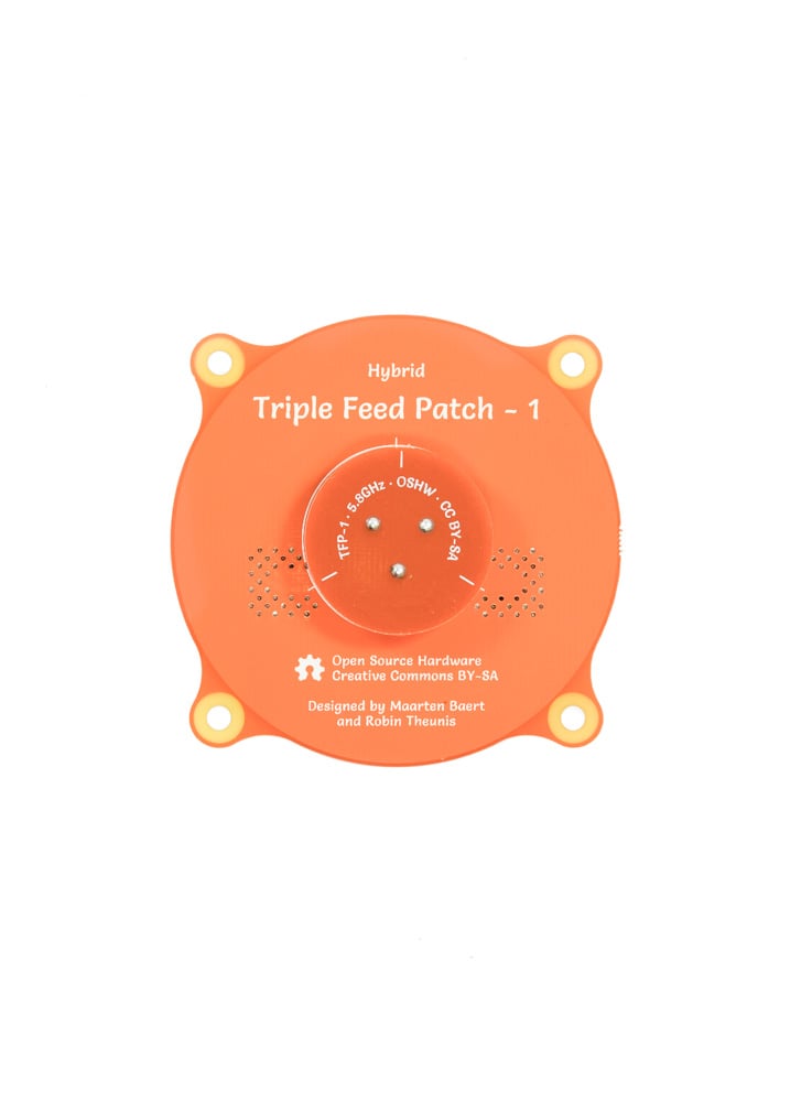 Triple Feed 5.8GHz 9.4dBi LHCP RHCP Circularly Polarised Patch