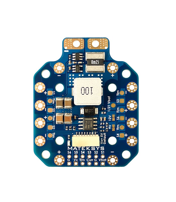 Matek PDB-HEX 2-12S PDB w/ BEC & Current Sensor