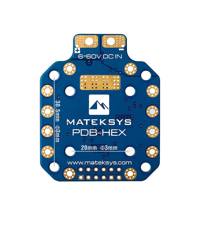 Matek PDB-HEX 2-12S PDB w/ BEC & Current Sensor