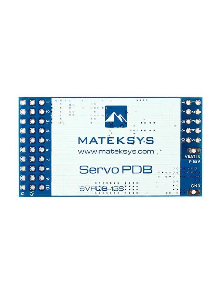 Matek Servo PDB with 12A BEC 9-55V to 5/6/8V