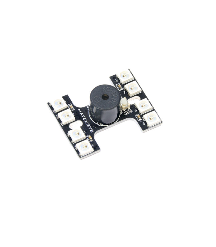 Matek RGB LED Tail Light & Buzzer with FC / TX Control