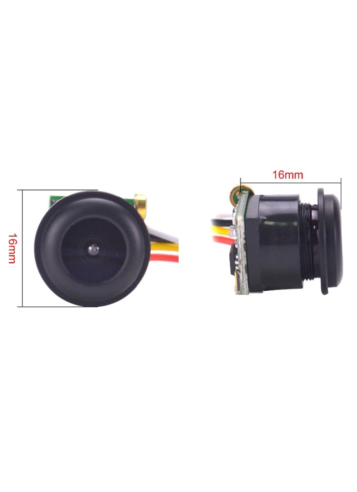 Micro 1200TVL FPV Camera w/ 120 Degree Lens & Microphone