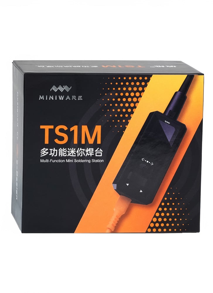 Miniware TS1M Mini Soldering Station – 200W USB-C PD & DC, Smart Control, 100–450°C