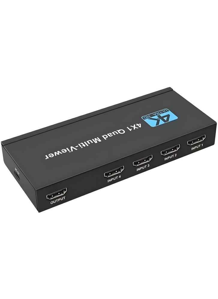 HDMI Quad-Screen 4×1 Split Screen MultiViewer with PIP for FPV Racing