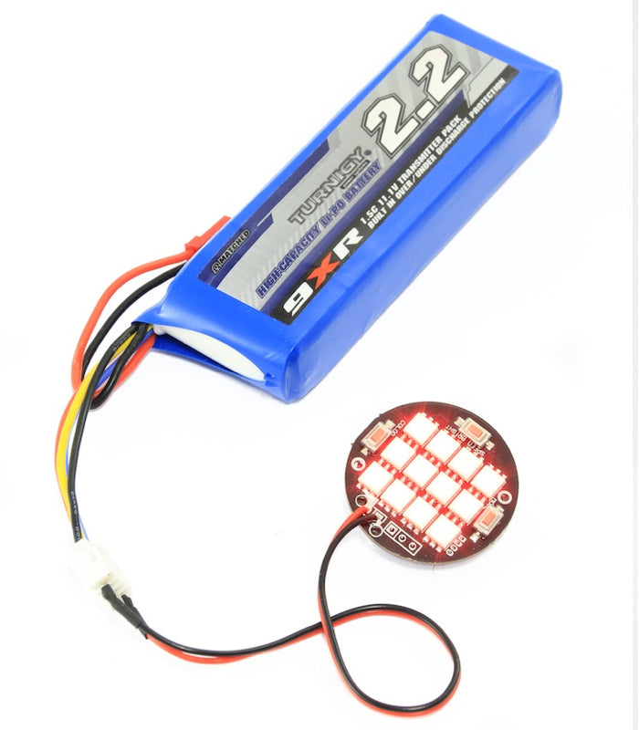 Multi Colour 12 LED Circular Light Board with 3/4S JST-XH Connector