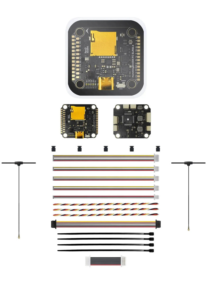 Hummingbird 305 Flight Controller F722 ICM42688 with Diversity ELRS 2.4 Receiver 30×30