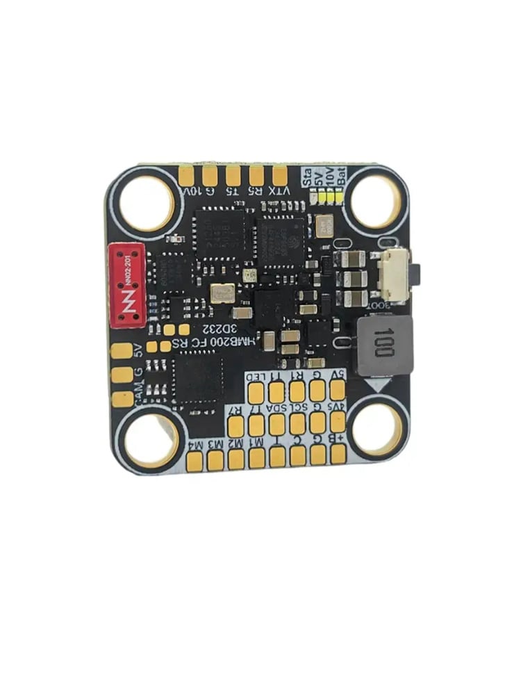 Hummingbird 200 Flight Controller AT32F435 ICM42688 with Diversity ELRS 2.4 Receiver 20×20