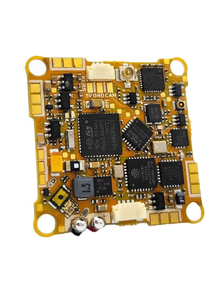 NewBeeDrone BeeBrain BLV5 AIO – G4 Flight Controller + 18A 1-2S 4-in-1 Bluejay ESC – 25X25