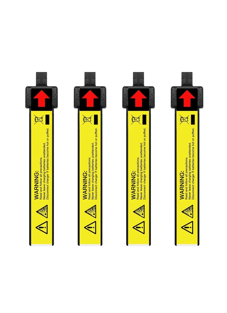 NewBeeDrone Nitro Nectar NX69 300mAh 1S 80C HV LiPo Battery (Pack of 4)