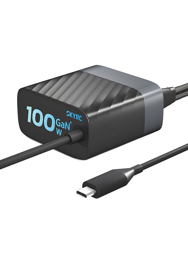 SkyRC PDC100 100W USB C GaN Charger Power Supply