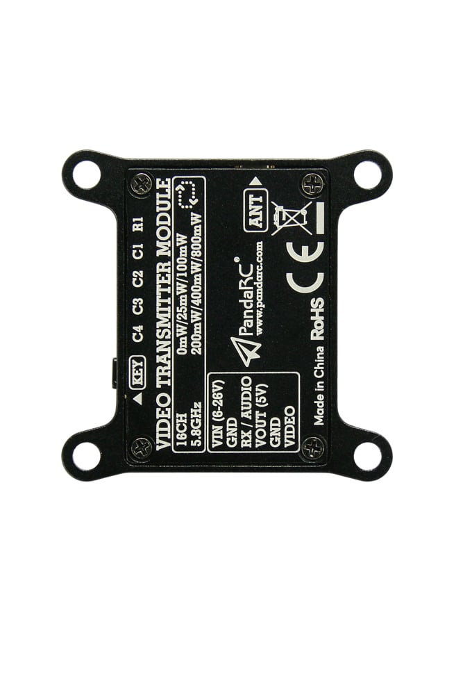 PandaRC – VT5804 Q1 / X1 5.8G Adjustable Power FPV VTX