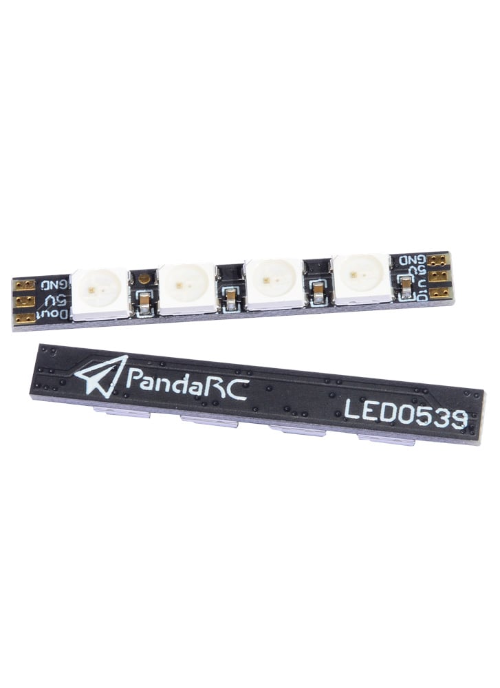 PandaRC WS2812 Programmable RGB LED (4 Pack with Cables)