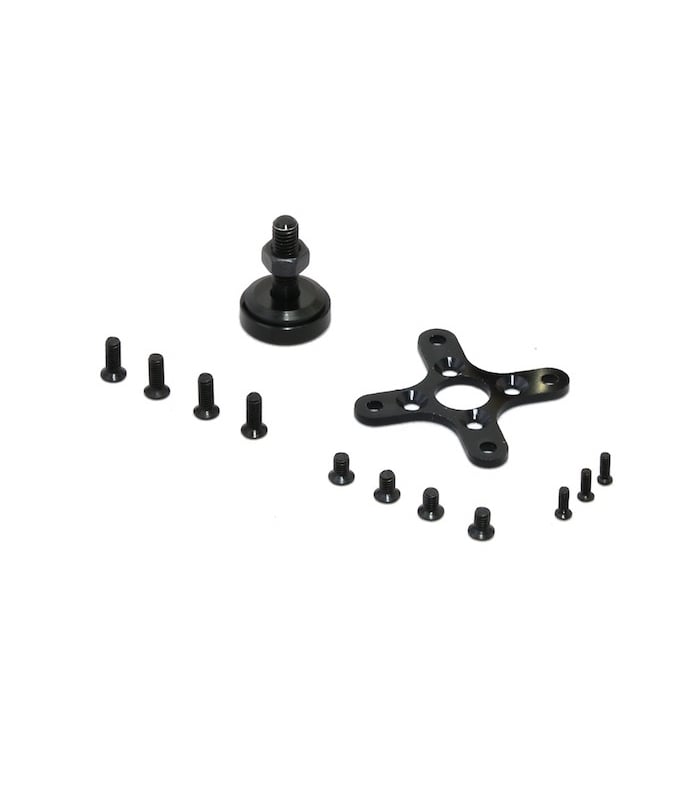 Multirotor Motor Mount & M5 CW Bolt-On Prop Adapter (Three Hole)