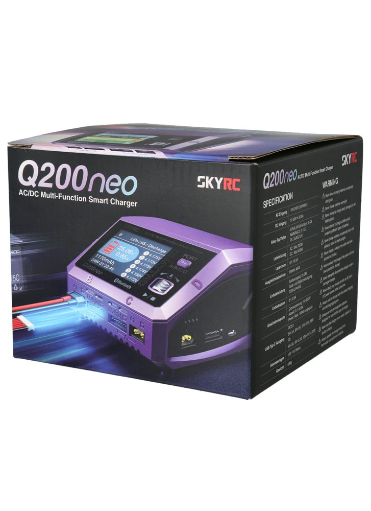 SkyRC Q200 Neo AC/DC 4x Output Battery Charger