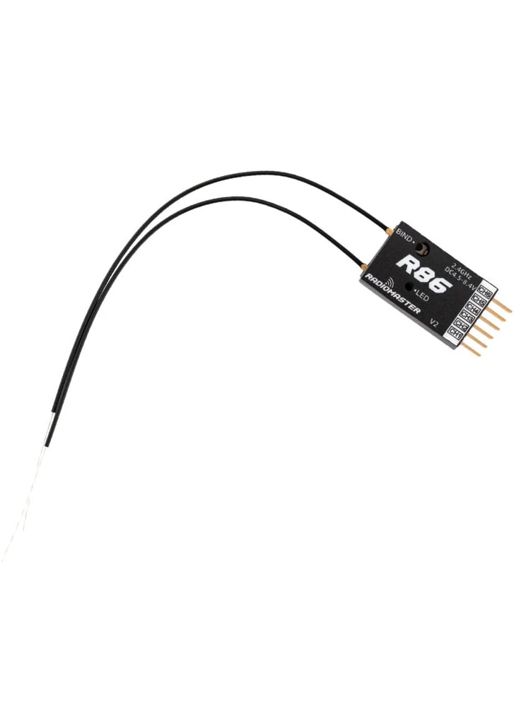 RadioMaster R Series R86 V2 Receiver – D8, D16 & SFHSS Compatible