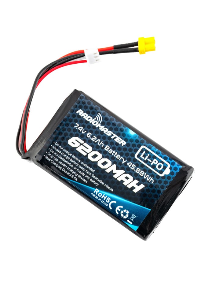 Radiomaster 2S 7.4V 6200mAh LiPo Battery for Boxer/TX16S