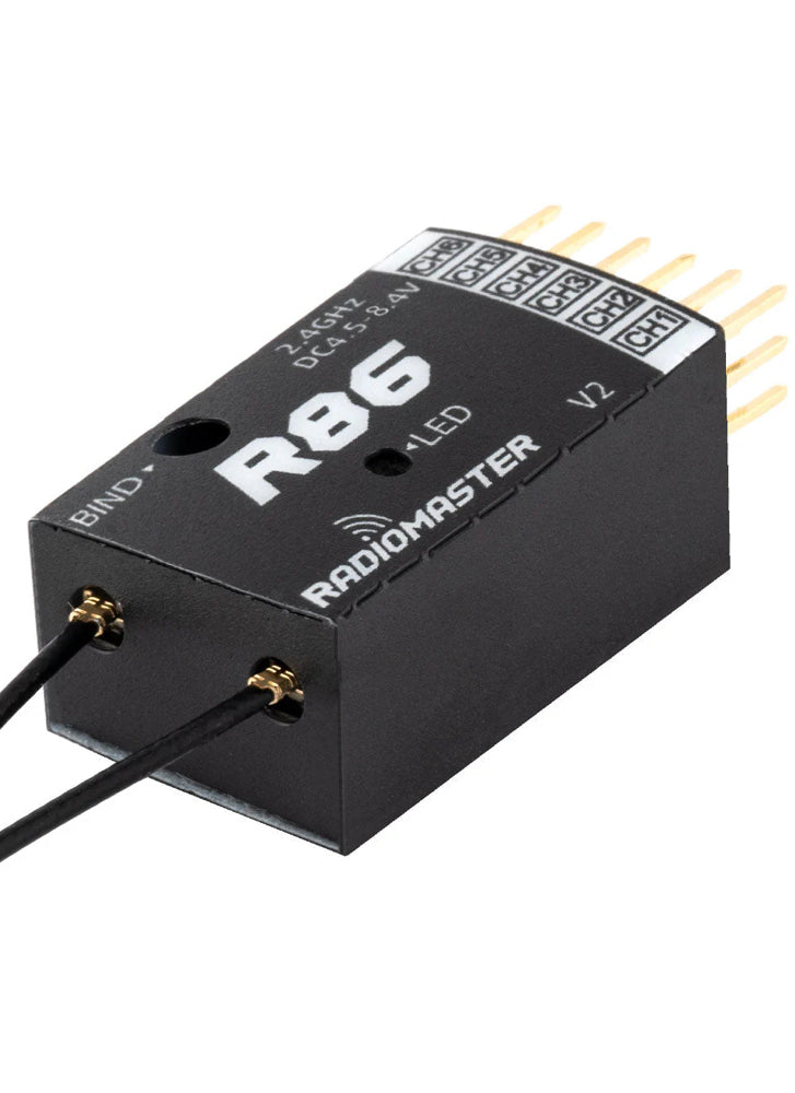 RadioMaster R Series R86 V2 Receiver – D8, D16 & SFHSS Compatible