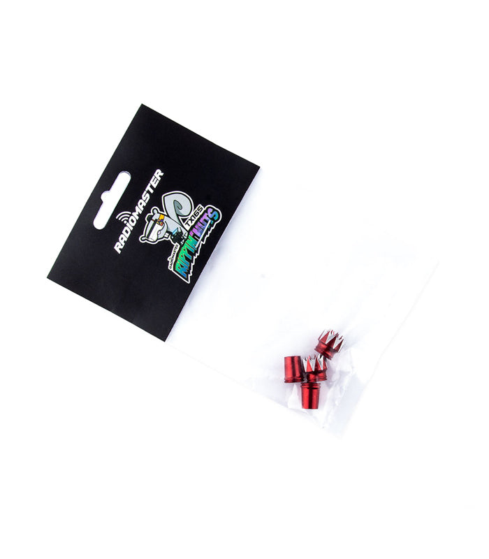 RadioMaster TX16s M4 Anti-Slip Upgrade Alloy Stick Ends – RED