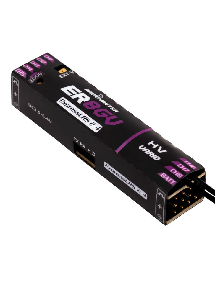 Radiomaster ER8GV 8CH ELRS PWM Receiver with Vario