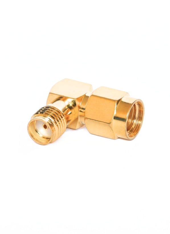 SMA Female to RP-SMA Male Right Angle Adapter