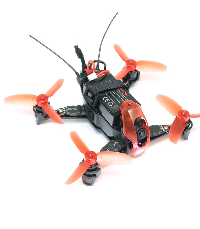 Spare CW/CCW Tri Propellers for Walkera Rodeo 110 FPV Drone – Red