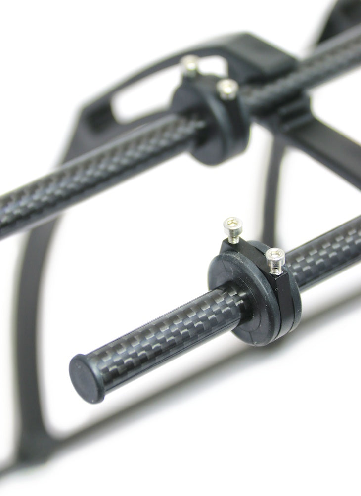 Shock absorbing aluminium tube clamp (8-12mm)