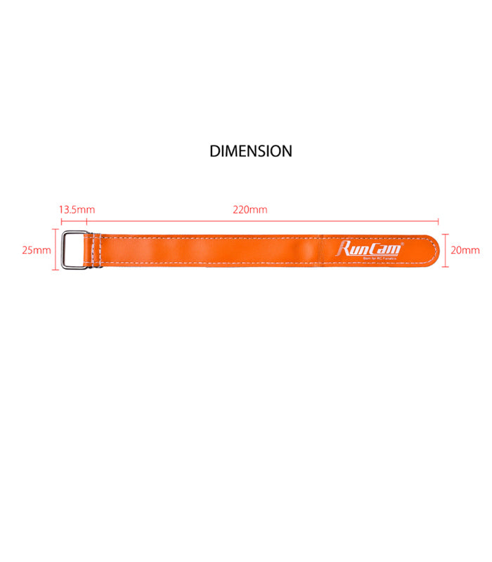 RunCam Battery Strap 220mm – 1Pcs