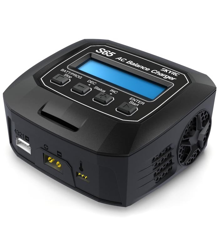 SkyRC S65 AC Multifunctional Balance Charger 65W 6A 2-4S