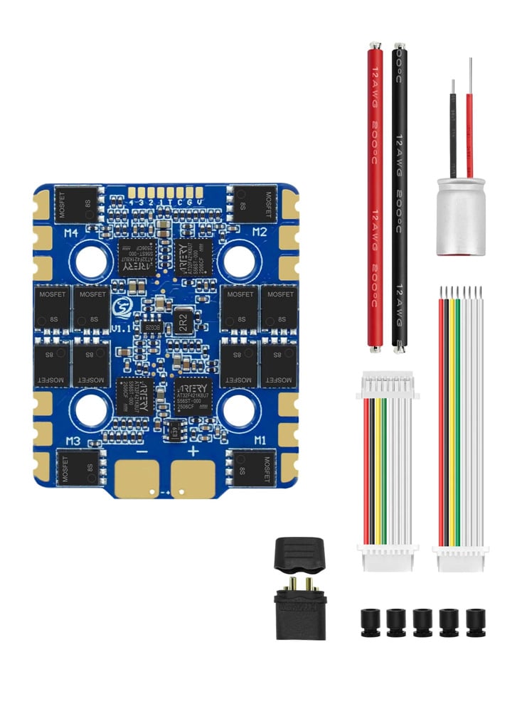 Sequre Blueson A1 65A 6S / 70A 8S 128K 4-In-1 ESC (AM32 Firmware)
