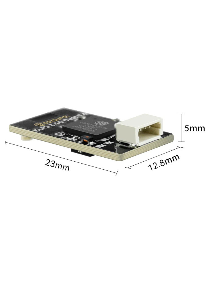 Sequre 2.4G Dual RX True Diversity ExpressLRS ELRS Receiver with PA+LNA – Dual Antenna