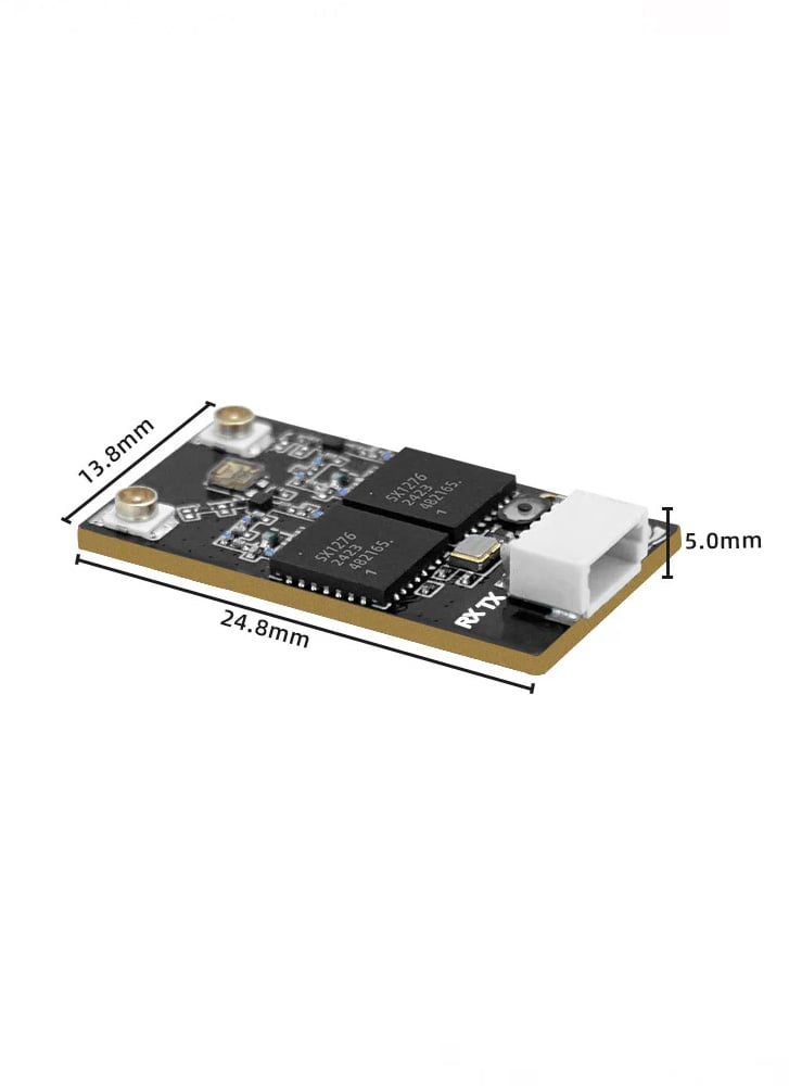 Sequre 915MHz/868MHz Dual RX True Diversity ExpressLRS ELRS Receiver – Dual Antenna