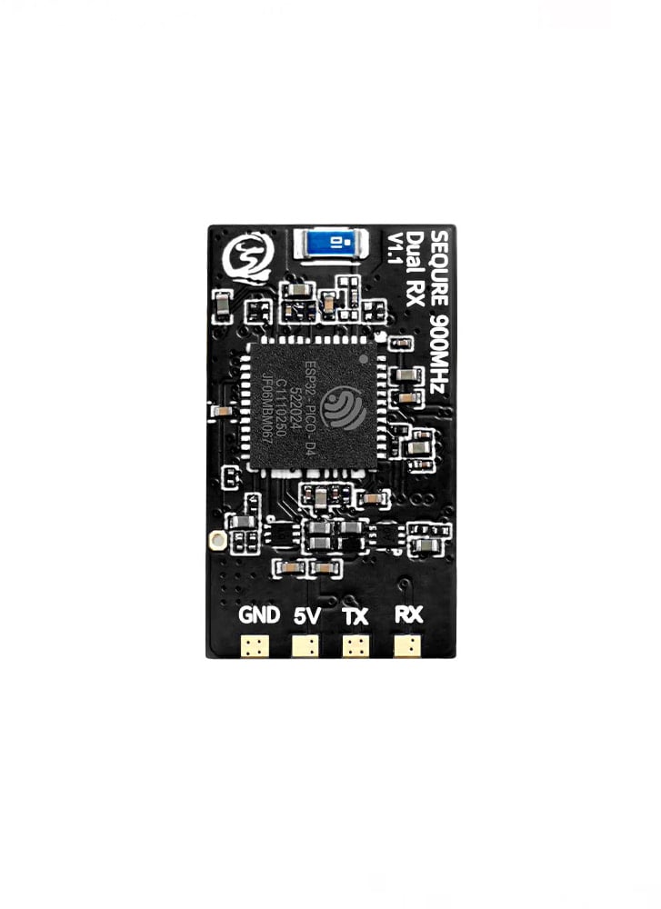 Sequre 915MHz/868MHz Dual RX True Diversity ExpressLRS ELRS Receiver – Dual Antenna