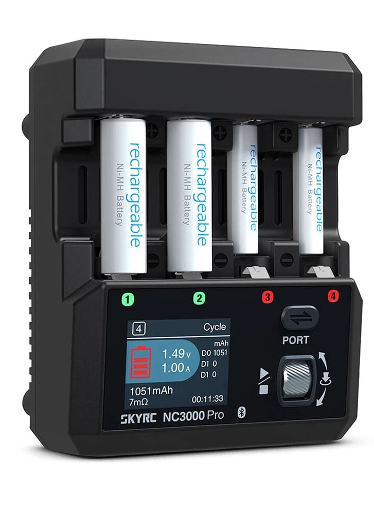 SKY RC NC3000 Pro 4 Slot AA/AAA NiMH & NiCD Battery Charger