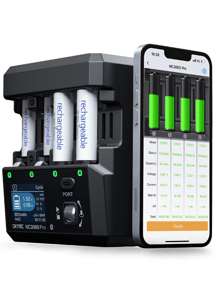 SKY RC NC3000 Pro 4 Slot AA/AAA NiMH & NiCD Battery Charger