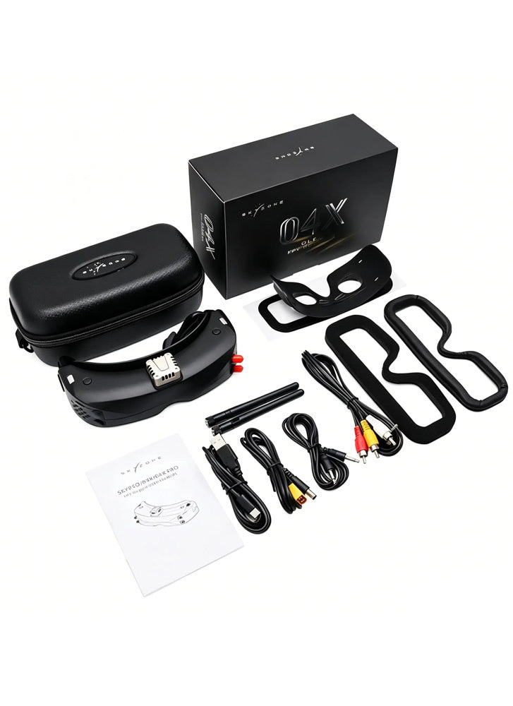 Skyzone SKY04X Pro OLED 5.8GHz FPV Goggle DVR & HDMI