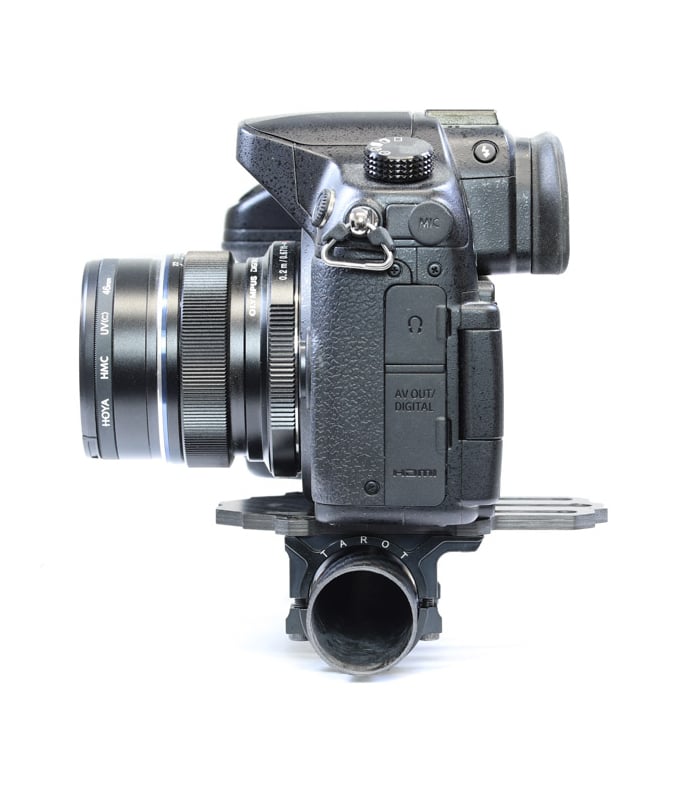 Tarot Carbon Fibre Camera Mount Plate with 25mm Tube Clamps – TL100A05