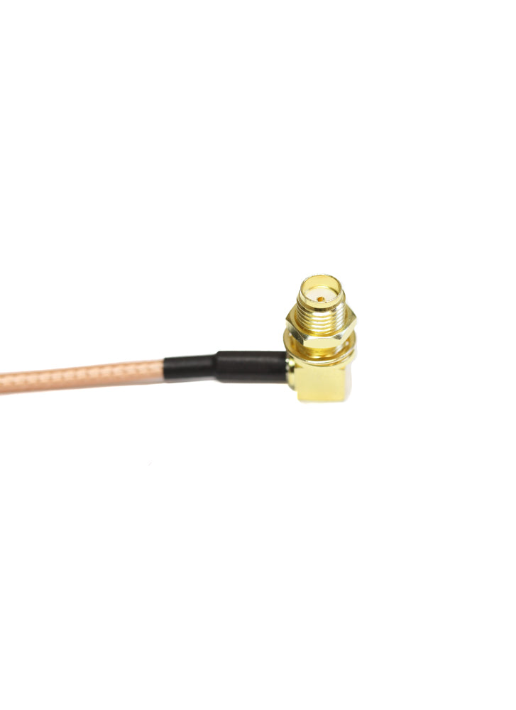 SMA to IPEX Extension Cable w/ 90 Degree Thru Hole Mount