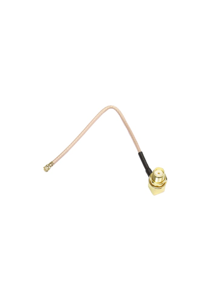 SMA to IPEX Extension Cable w/ 90 Degree Thru Hole Mount