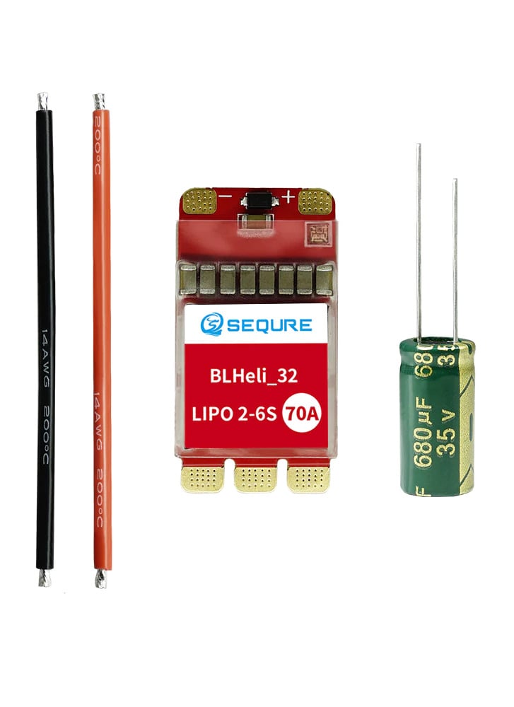 Sequre SQESC 2670 BLHeli_32 / AM32 Brushless 70A ESC 2-6S
